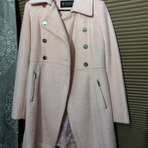 Guess Los Angeles light pink 100% wool jacket